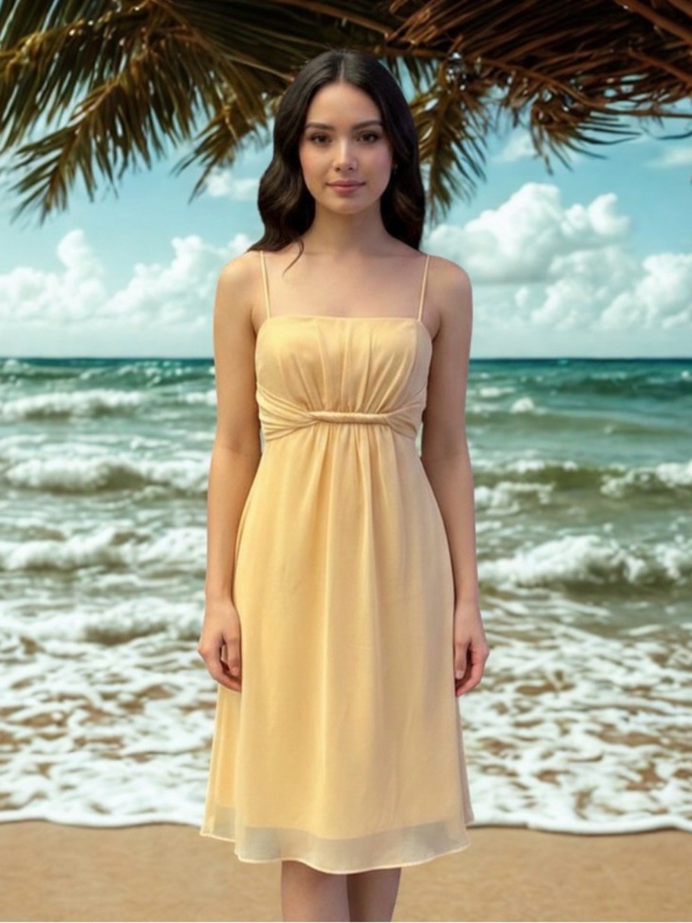 Yellow Alfred Angelo Dress